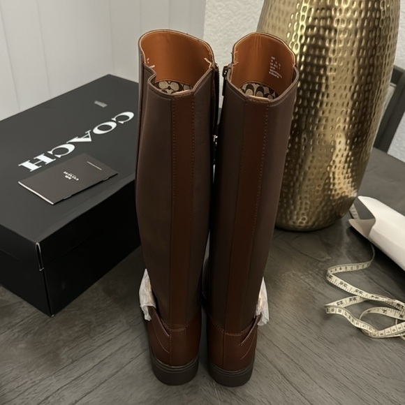 COACH Farrah Leather Boot - Picture 7 of 9